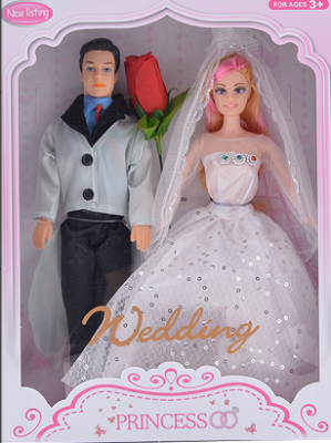 Wedding Dress Barbie Doll Mixed Girl Toys