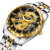 Wolishilong Watch New Golden Dragon Men's Watch Fashion Steel Watch Quartz Watch Men's Watch Wholesale Customization
