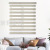 Factory Store Anti-Hemp Trend Double Roller Blind Day & Night Curtain Pull Bead Roller Shutter Full Shading Louver Curtain Double Roller Blind Curtain