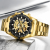 Walishi Mechanical Watch Amazon Cross-Border Supply New Watch Gold Waterproof Hollow out Creative Style Men's Watch