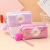 SOURCE Supply Wash Bag Sequined Chrysanthemum Makeup Wang Zi Bag Fresh Style Lipstick Storage Portable Cosmetic Bag
