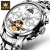 2021 New Olevs Brand Watch Manufacturer Automatic Mechanical Watch Moon Phase Hollow Mechanical Men's Wrist Watch