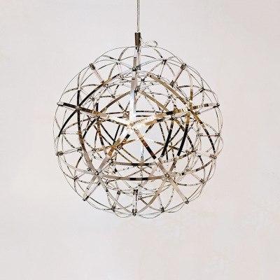 Wedding Nordic Modern Simple and Light Luxury Artistic Lamp Hotel Clothing Store Shopping Mall Spark Ball Chandelier