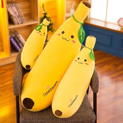 Banana Plush Toy Doll Fruit Sleeping Doll Pillow Bed Cute Doll Girls Birthday Gifts Practical