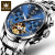 2021 New Olevs Brand Watch Manufacturer Automatic Mechanical Watch Moon Phase Hollow Mechanical Men's Wrist Watch