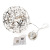 Wedding Nordic Modern Simple and Light Luxury Artistic Lamp Hotel Clothing Store Shopping Mall Spark Ball Chandelier