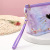 Factory Direct Supply Portable Love Cosmetic Bag Plush Cat Flat Bag Creative Square Color Wash Bag Storage Bag