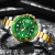 New Luxury Green Submariner Men's Watch Magnifying Glass Calendar Luminous Steel Strap Automatic Mechanical Watch