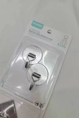 Stainless Steel Sticky Hook Creative and Powerful Sticky Hook Seamless Sticky Hook