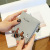 2021 New Ins Wallet Female Short Student Korean Style Cute Refreshing Folding Mini Fashion Personal Coin Purse