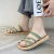 Women's Outdoor Slippers 2021 Summer New Korean Style Internet Celebrity Roman Fairy Style Flat Sandals for Students Female Fashion