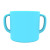 Silicone T-Shaped Cup Children's Cups Feeding Drinking Water Anti-Fall Bite Resistance Silicone Cup for Water