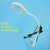 White Clip-on Magnifying Glass Pd032a Universal Metal Hose with Light Pdok Factory Direct Sales Maintenance Lighting Inspection