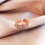 European and American Retro Ins Trendy Cold Open Ring Women's Japanese and Korean Simple Pearl Zircon Ring Net Red Tail Ring