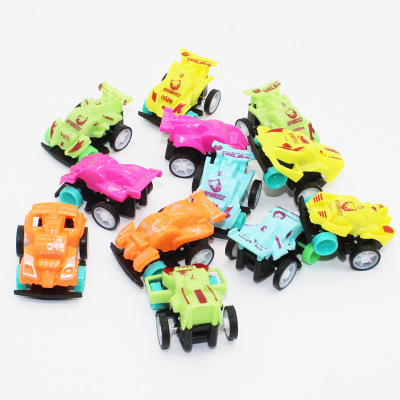 Small Size 45 50mm Capsule Toy Plastic Small Racing Car Pull Back Car Animal Cute Kindergarten Gift Stall Hot Sale
