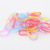 Children's Disposable Rubber Band Color Hair Band Hair Friendly String Little Bear Cartoon Pineapple Bag Rubber Band