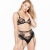 Best Seller in Europe and America Hot-Selling Lace with Steel Ring Sexy Bandeau Sexy Three-Piece Set