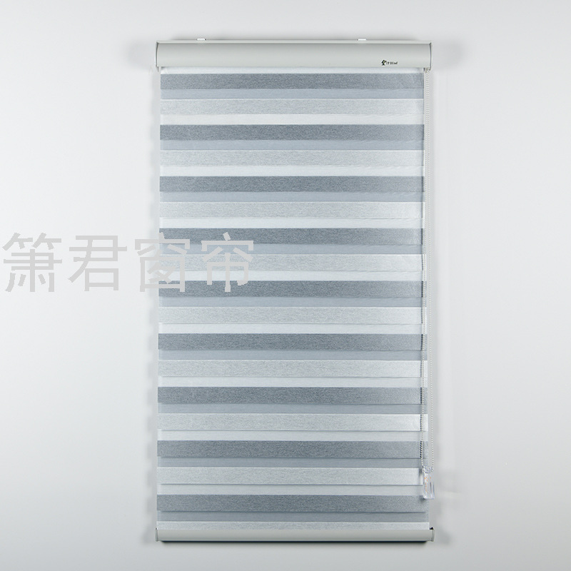 工厂店柔纱帘卷帘全遮光家用卧室遮阳防晒窗帘卷帘百叶窗帘拉帘