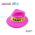 Yellow New Year Cap Fluorescent New Year Top Hat Happy New Year Plastic Cap