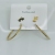 Fashionable All-Match Gold-Plated Stainless Steel Earrings Earrings European and American/Korean Simple Jewelry Jewelry