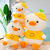 New Yellow Duck Spring Outing Duck Doll Soft Boutique Doll Pillow Plush Toy