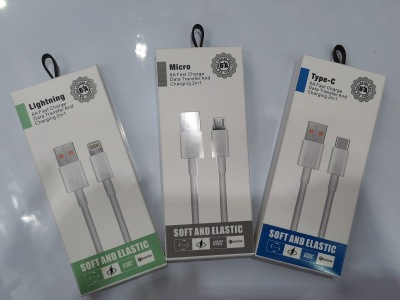 Fast Charge Mobile Phone Data Cable Suitable for Android Apple Type-C Interface