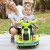 Baby Children's Electric Car Baby Four-Wheel Automobile Belt Remote Control Kiddie Ride Hand Push Can Sit Boy Tile Car