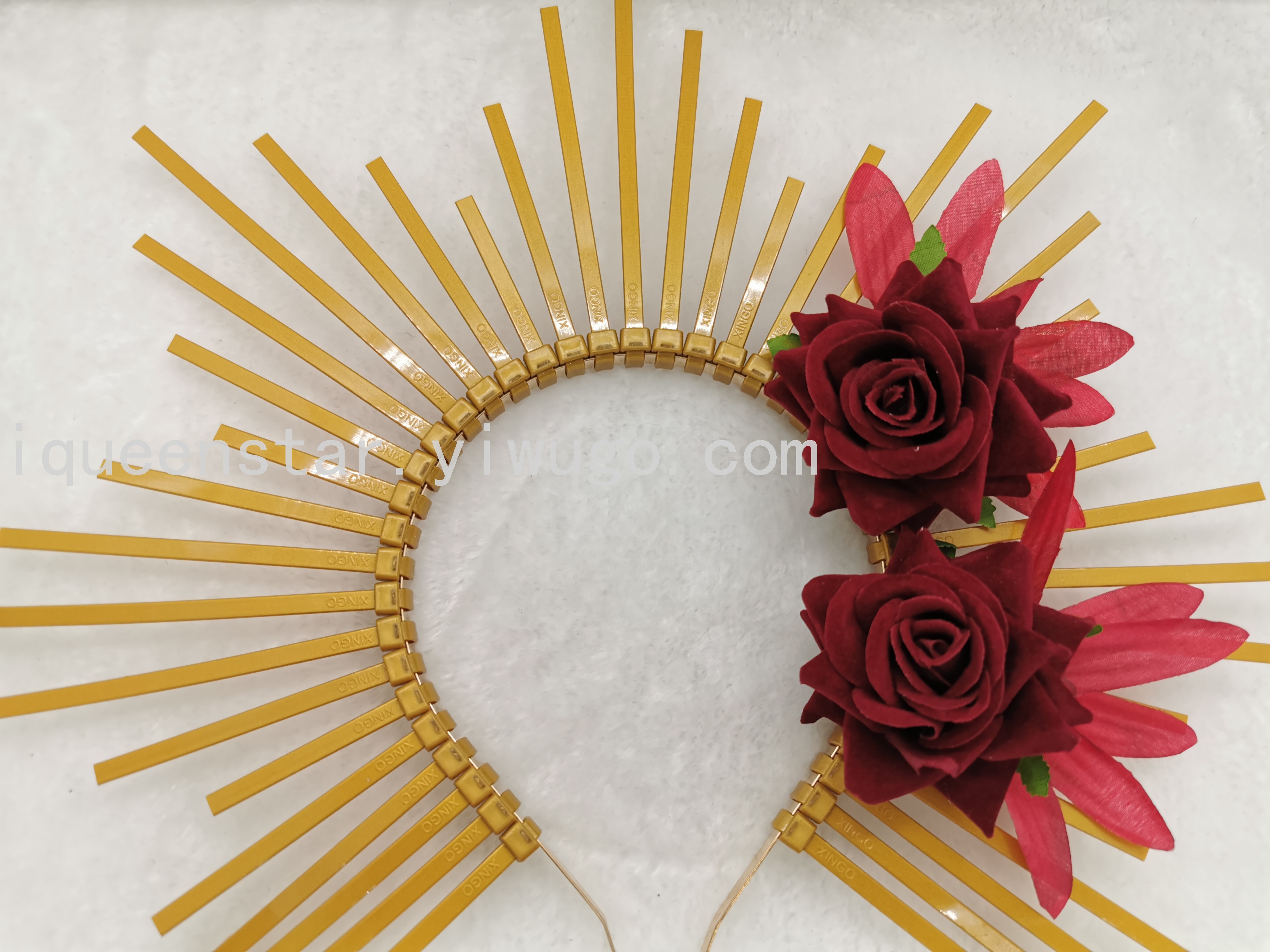 外贸出口跨境欧美新娘头饰韩国网纱发夹头箍生日蛋糕装饰摆件发箍