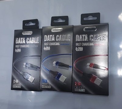 1 M Fast Charge Woven Noodles Mobile Phone Data Cable Suitable for Android Type-C Apple Interface