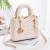 Factory Direct Supply Women's Bag 2021 New Fashion Trendy Small Bag Textured Broadband Embroidery Thread Crossbody Rhombus Chain Small Square Bag