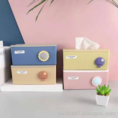 X10-2173XQ Tissue Box Decoration Simple Living Room Home European Napkin Paper Extraction Box Creative Bedroom Storage