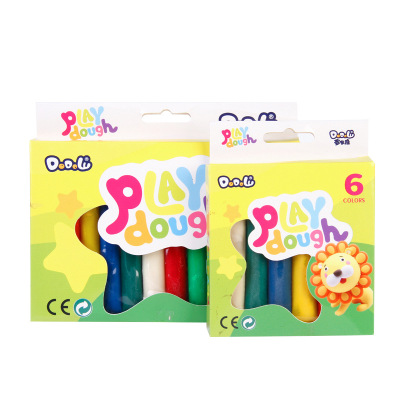 Customized Flour Clay Colored Clay Plasticine Toys Children Diy6 Color 12 Color Clay Brickearth Color Box Package