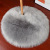 White Fur Cushion Wool-like Carpet Decorative Blanket Ins Chair Cushion round Cute Chair Cushion Seat Cushion Thickened