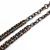 Jiye Hardware Chain Red Bronze O-Shaped Chain Curb Necklace Combination Luggage Accessories Clothing Picture Inquiry