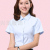 Women's Short-Sleeved Shirt Formal Wear Business Fashion Temperament Professional Work Clothes Slim Korean Style Short Sleeve Shirt