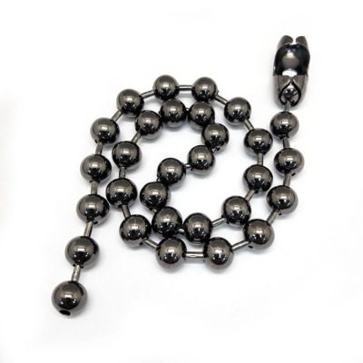 Jiye Hardware Chain Gun Black Bead Necklace Luggage Accessories Clothing Jewelry Picture Inquiry