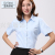 Women's Short-Sleeved Shirt Formal Wear Business Fashion Temperament Professional Work Clothes Slim Korean Style Short Sleeve Shirt