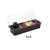 Bar Counter Seasoning  Fruit Box Three/Four/Five/Six Grids Fruit Box Condiment Dispenser with Lid
