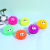Luminous Hairy Ball Stretch Flash Vent Ball Squeeze Luminous Multicolor Thorn Ball Factory Wholesale Direct Supply