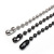 Jiye Hardware Chain Swimming Black Bead Necklace Luggage Accessories Clothing Jewelry Picture Inquiry