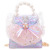 Internet Celebrity Children's Bag Female Cute Fashionable Fashion Messenger Bag Mesh Bow Baby Handbag Girl Trendy Bag