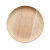 Factory Direct Sales Rubber Wood Solid Wood Various Sizes round Dish Creative Simple Dessert Wooden Plate Snack Plate