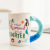 Creative Mermaid Shape Ceramic Cup Cartoon Mug Custom Ceramic Cup Milk Cup Office Water Cup