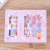 Journal Tape and Paper Adhesive Tape Set Cute Journal Book Stickers Girl Journal Material Stickers Cartoon Characters