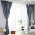 Cotton Linen Jacquard Curtain Finished Shade Cloth Office Customized Curtain
