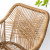 Rattan Chair Three-Piece Outdoor Balcony Small Table and Chair Tea Table Combination Outdoor Outdoor Indoor Net Red Leisure Rattan Chair