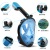 Cross-Border Hot Adult Snorkeling Three Pieces Silicone Diving Mask All-Dry Snorkeling Mask Mask Diving Mask