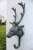 European and American Country Retro Cast Iron Crafts Iron Hook Wall-Mounted Mural Decoration Deer Head Decorative Hook