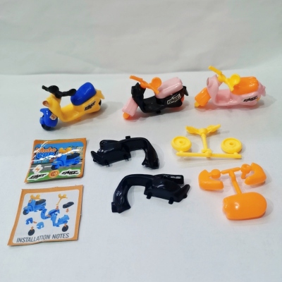 New Assembled Electric Car Creative Car Food Toy Small Gift Capsule Toy Kinder Joy Gift Small Toy