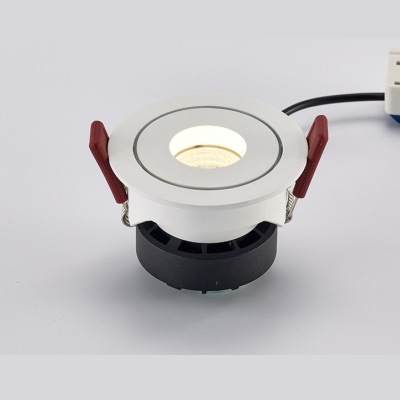 New Anti-Glare Spotlight Led Embedded Wall Washer Hole Lamp round Adjustable Bedroom High-Display Ceiling Lamp